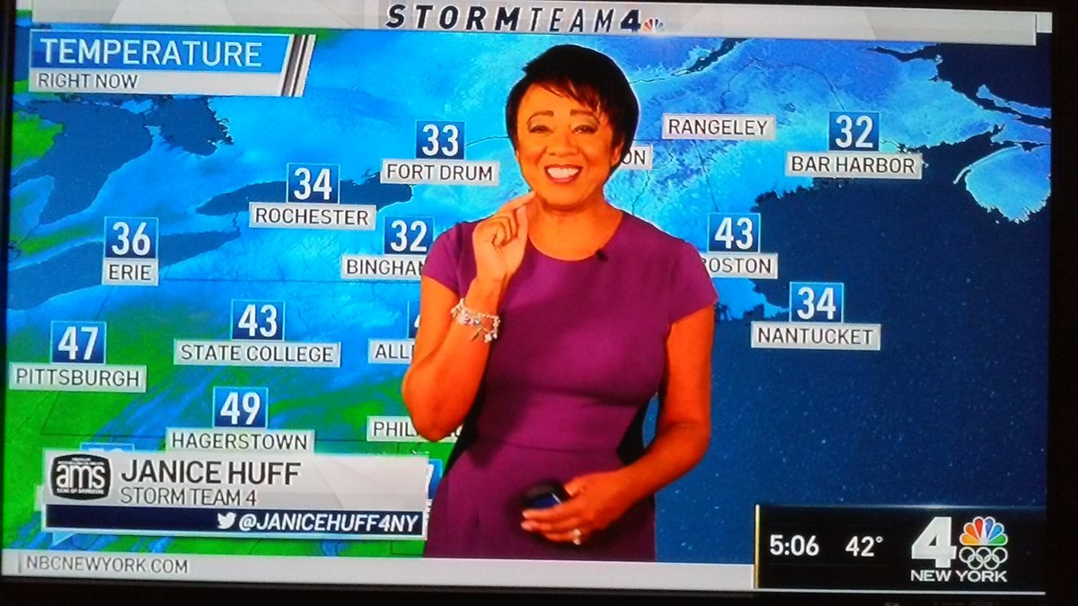 pkchin888's tweet photo. #March19th #TGIF🌞 @JaniceHuff4ny Janice Huff's forcast #FirstWkendOfSpring🐣🐰🌸🌷🌻 , #PollenCount🌸�� #NBC4At5pm @NBCNewYork . Janice Huff tell everybody warmer weather soon #Yeah . enjoy wkend Janice Huff, Family. Ty https://t.co/osKfuYhrTq