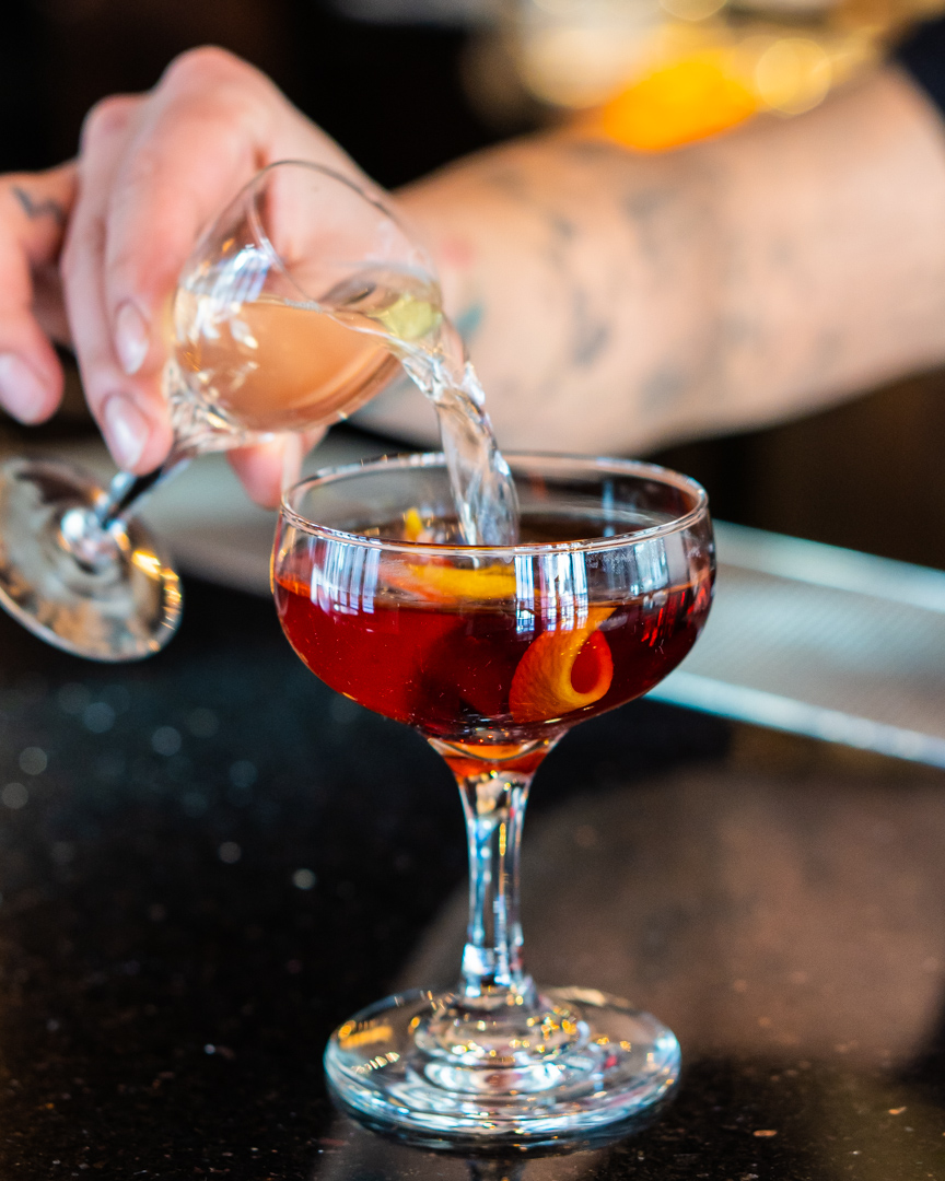 UVAVancouver's tweet photo. TGIF! Wrap up your week by enjoying our new #negroni #cocktails, including...

My Bad: Inspired by the Lombardi region in Italy

Light and refreshingly bitter 🖤

Made with @campari, ramazotti, prosecco syrup, house dry vermouth blend, and bubbles 🥂 

#cocktailculture #drinks https://t.co/bD5b7JPMSB
