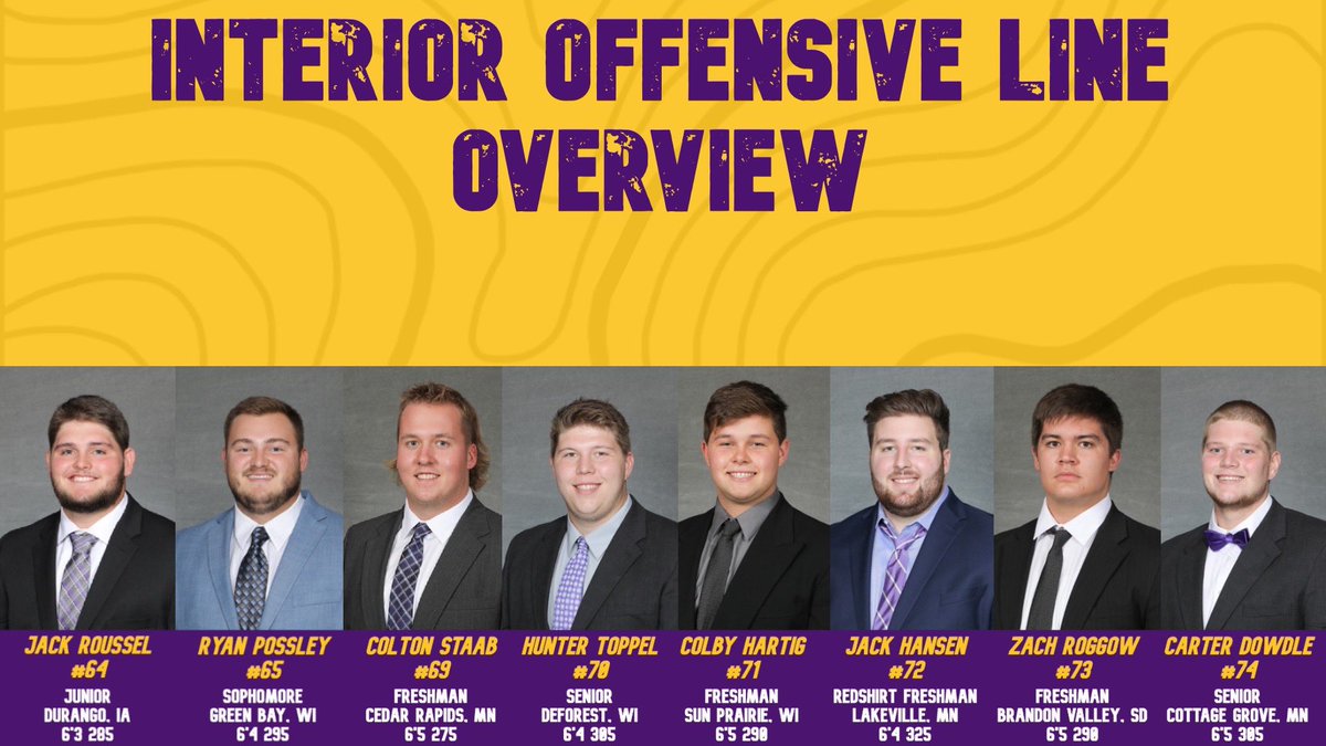 Maverick Football Scoop (@maverick_scoop) on Twitter photo The Road Grader Hogs are Special! <a href="/_Roussel/">Jack Roussel</a> (24 Games of Exp.) <a href="/possley05/">Ryan Possley</a> (2 G) <a href="/ColtonStaab1/">Colton Staab</a> <a href="/Hunter_Toppel/">Hunter Toppel</a> (43 Games of Exp, AC/AA) @colbyjhartig <a href="/J_Hansen72/">Jack Hansen</a> <a href="/ZRoggow/">Zachary Roggow</a> & @RealGoonSloth (41 Games of Exp. & AC) have opened up many holes, set records & protected the QB! Best! #HogU The Road Grader Hogs are Special! <a href="/_Roussel/">Jack Roussel</a> (24 Games of Exp.) <a href="/possley05/">Ryan Possley</a> (2 G) <a href="/ColtonStaab1/">Colton Staab</a> <a href="/Hunter_Toppel/">Hunter Toppel</a> (43 Games of Exp, AC/AA) @colbyjhartig <a href="/J_Hansen72/">Jack Hansen</a> <a href="/ZRoggow/">Zachary Roggow</a> & @RealGoonSloth (41 Games of Exp. & AC) have opened up many holes, set records & protected the QB! Best! #HogU
