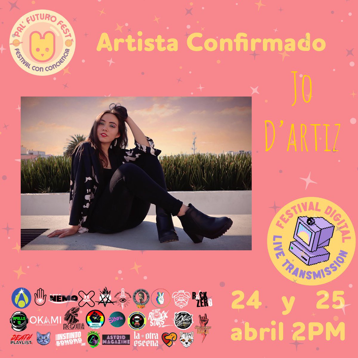 sin_futuromx's tweet photo. Jo D'artiz confirmada en #palfuturofest 🇲🇽🔥 https://t.co/9K62RbL0GX