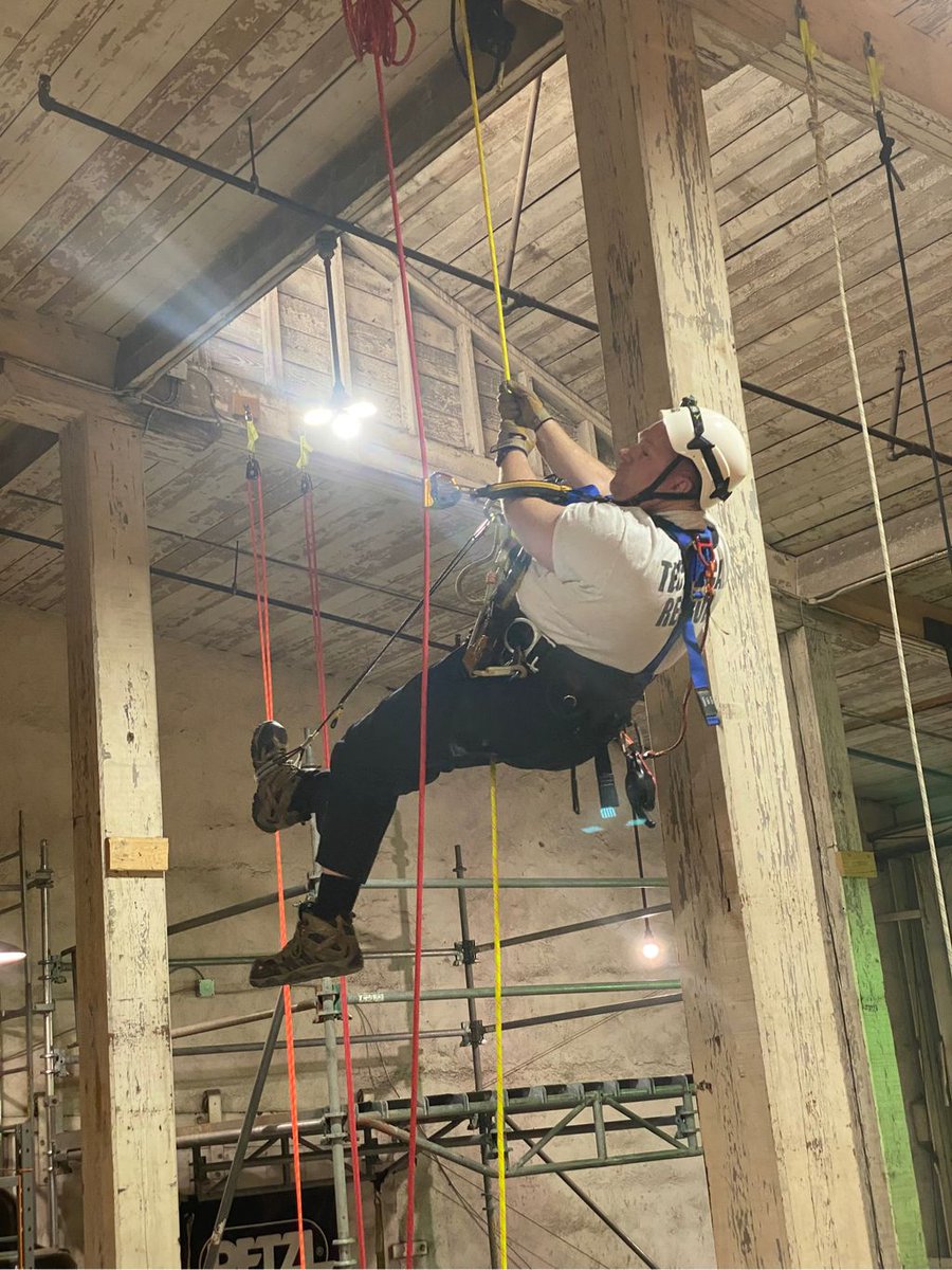 CapTechRescue's tweet image. Some days hanging around the shop mean that we are getting anchor and rope inspections done.