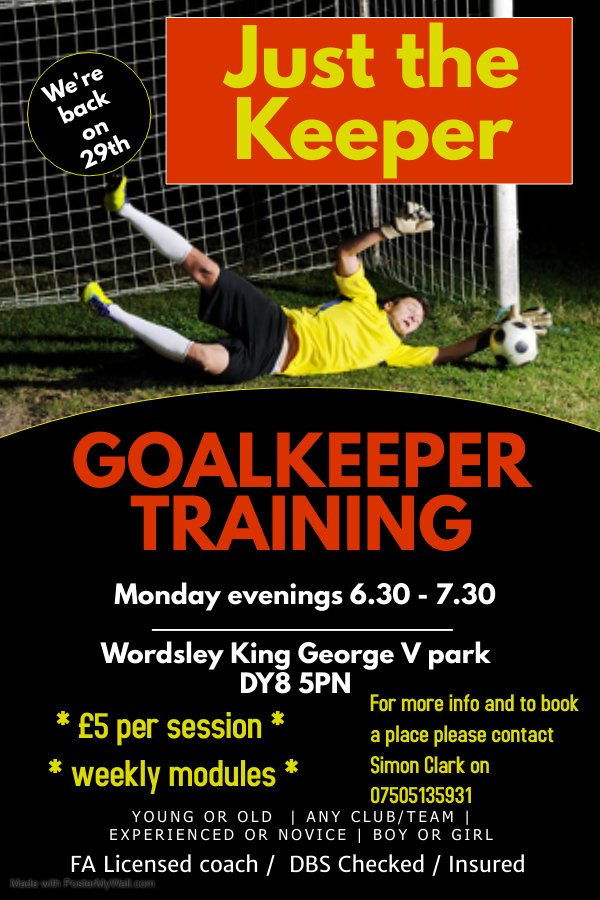 simonclark33's tweet photo. Calling all #goalkeepers https://t.co/kjdtwImBvm