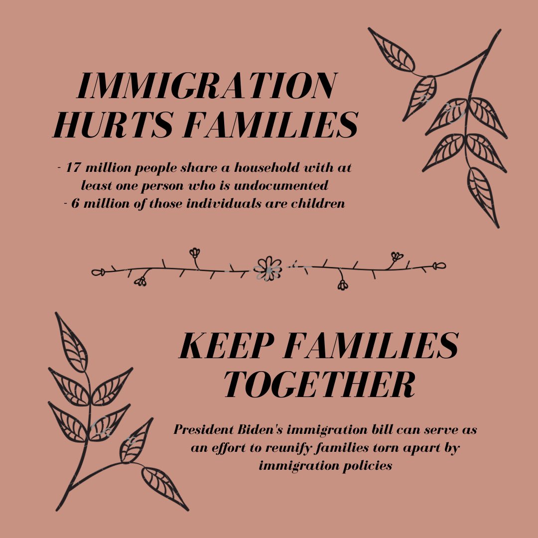 Please follow @daca_advocacy on Instagram! Family preservation is the goal! Families deserve to be together. This is why a family case management program would be essential for those affected #msw52102 #FamiliesBelongTogether