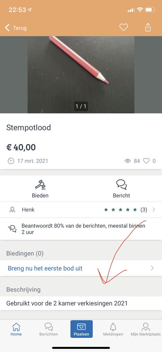 Teletessie's tweet photo. Grijp uw kansss.... Henk zijn ‘verkieSingen’ potlood in de sale! #TK21 #verkiezingsuitslag #Verkiezingen2021 #ikstem #stemmen https://t.co/neA4QeFvwQ