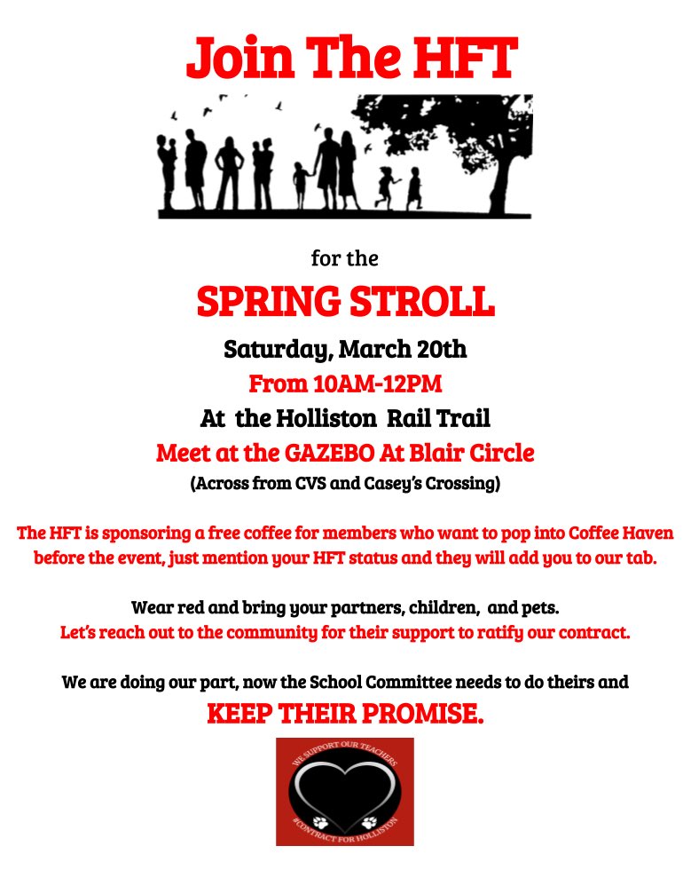 Honk when you drive by, stop to say hi or stand with us!