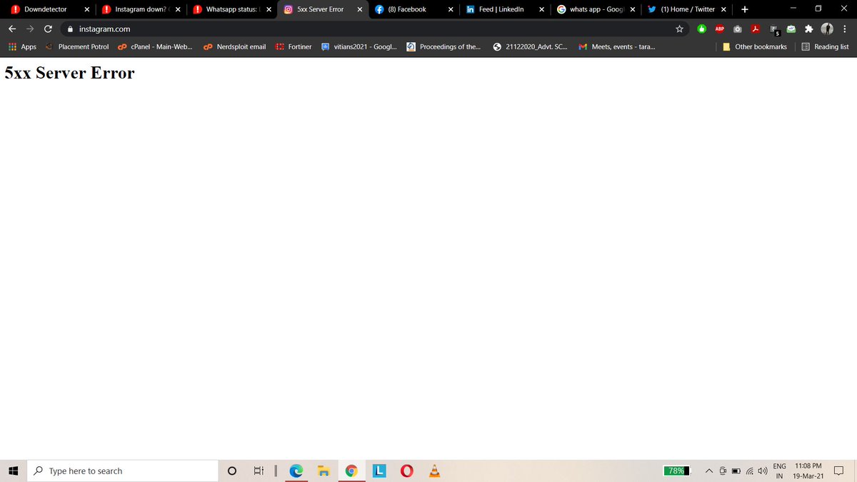 NerdsploitNS's tweet image. Instagram is Down.. What about yours ??

#Instagram #instagramdown #insta #instagramdown