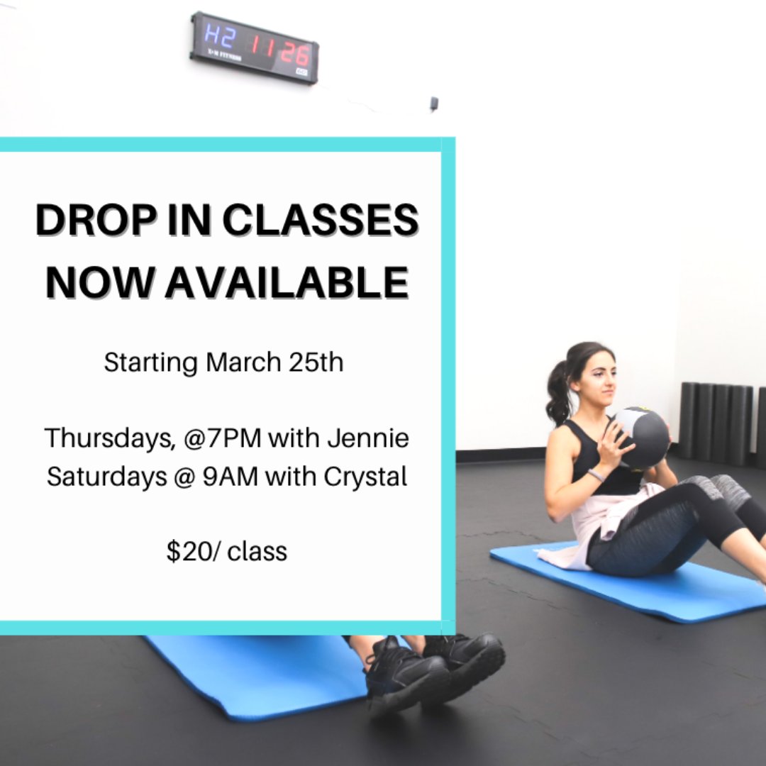 NEW CLASS ALERT!
Starting March 25th, we will be offering Drop-In classes twice a week. Classes are designed for all ages and skill levels, capped at 5 people, $20 a person 

Secure your spot over the phone during business hours 519-956-7331 or Book online
ow.ly/LjYK50E3oU7