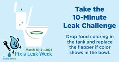 WERSprogram's tweet image. After you go to the bathroom at halftime of one of the #MarchMadness games, do this simple check to possibly #FixALeak. It is Fix-A-Leak Week, after all.