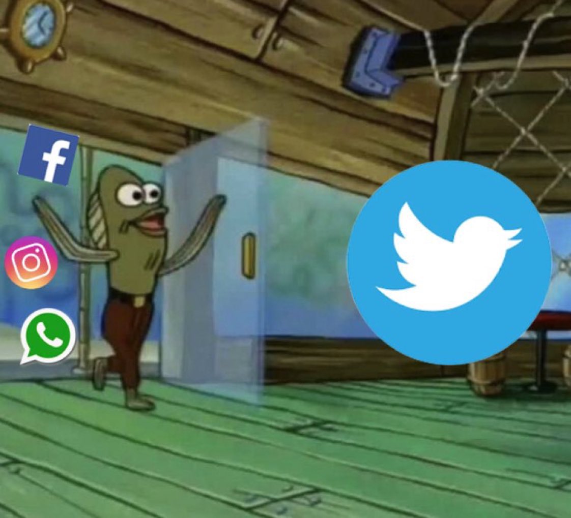 todos despues de que se cayo whatsapp, instagram y facebook: