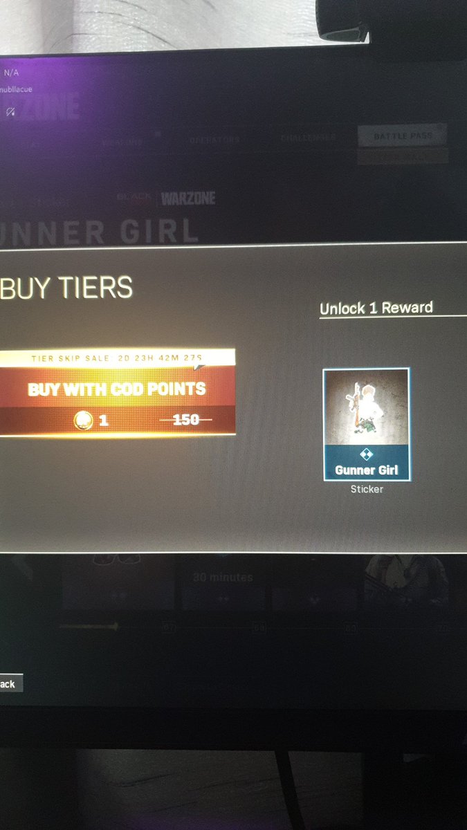 KnifeJordan's tweet photo. @ATVIAssist can i get some help i brought 6 tier skips it said it was 6 cod points but i got charged 900 https://t.co/QkCa28eEvp