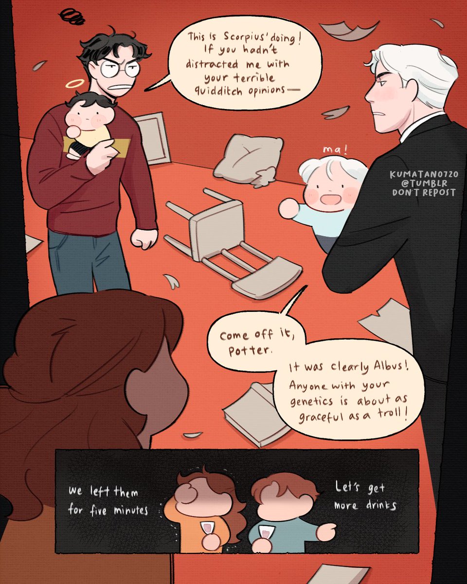 Old feuds die hard #hinny #dramione