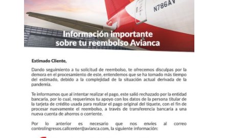 B2Marito's tweet photo. @Avianca @Avianca, @AviancaEscucha  Increible! despues de tanto tiempo de insistir e insistir, no entiendo como no pudieron darme esto antes!    Ya les envie todo lo que necesitan, espero que no vengan con mas excusas para no pagar, espero una respuesta pronto a mi reembolso. https://t.co/y2D5O8uBkM