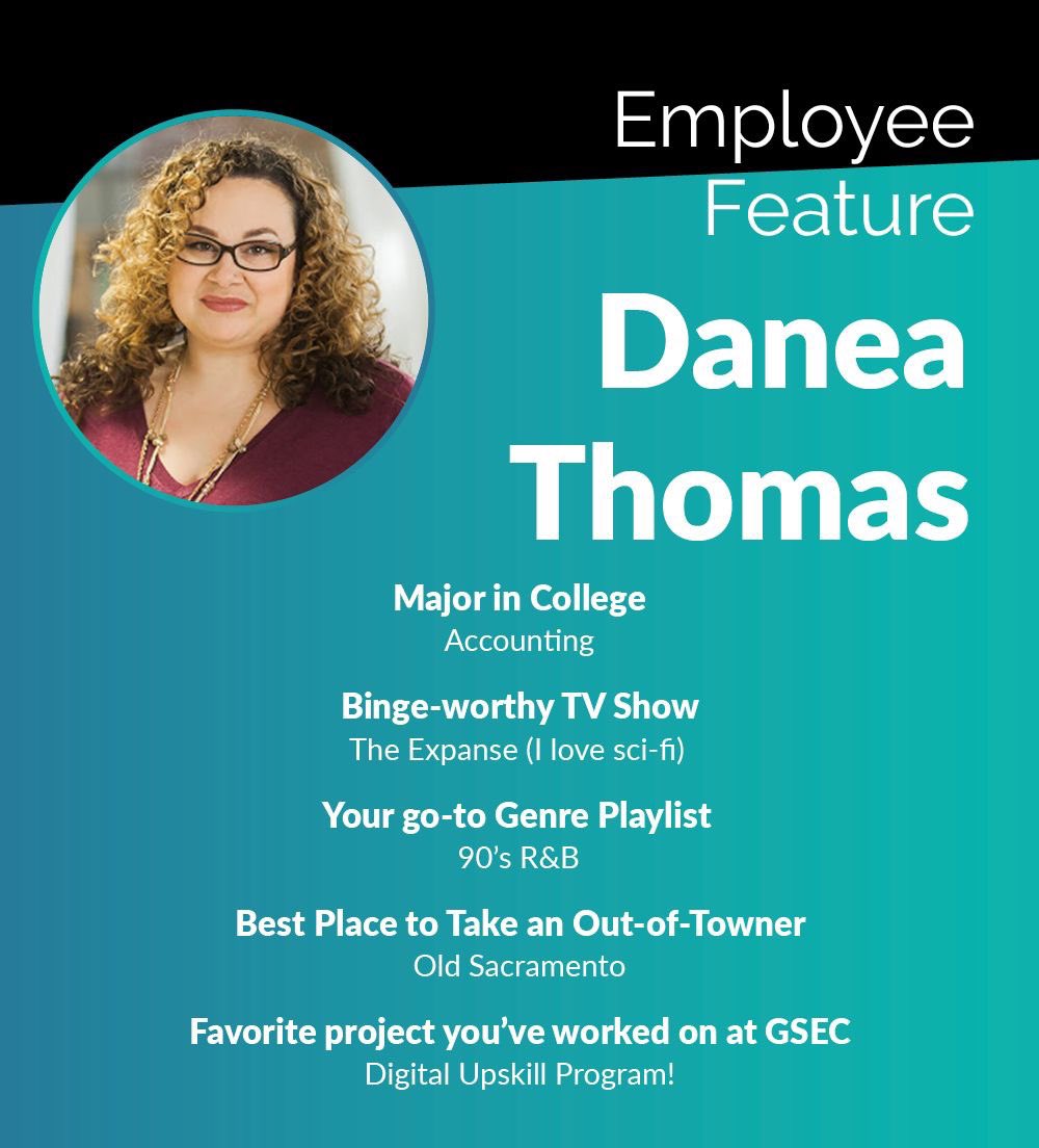 Happy Friday! We want to feature our amazing team member, Danea Thomas who puts a smile on our face every day. Thanks for your hard work, Danea. 👏

#EmployeeAppreciation #EmployeeSpotlight #GreaterSacramento #Team