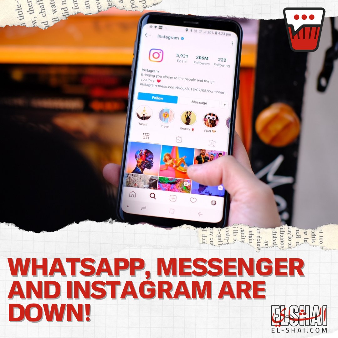 Users of Whatsapp, Facebook Messenger and Instagram are reporting that they cannot use or access their accounts.

According to Down Detector, 90 per cent of Whatsapp users cannot connect to the app.