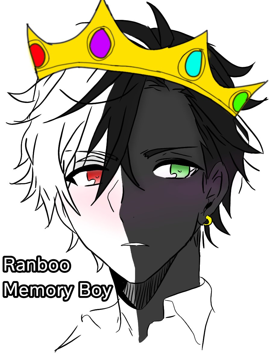 Yourconsequenc1's tweet photo. I took reference from other fan arts and a public male face reference from google I was planning to make an OC but I was doing that hair and decided to do a Ranboo art instead #ranboofanart #Ranboo #ranboomybeloved #ranbooart #memoryboy https://t.co/JGBaWuabdw