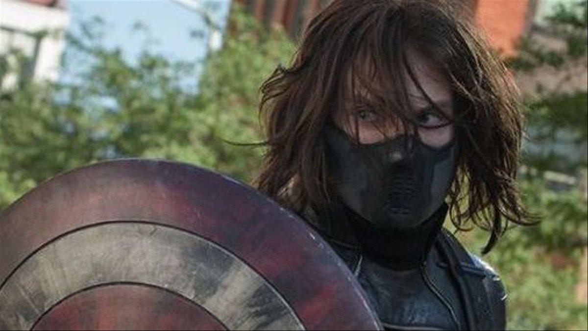 thebeanofgilly's tweet photo. Bucky reminds you to watch him today... And to WEAR A DAMN MASK.... and that  mask goes OVER your nose
#belikebucky
#TheFalconAndTheWinterSoldier 
#WearAMask https://t.co/7blmxkaUkk