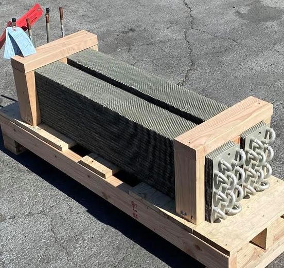 rahn_industries's tweet photo. Coatings and coils is our game! Here is an example of a refrigeration coil manufactured here in Whittier, CA going out with our Antimicrobial Blygold™ coating. All of our products are made and coated in the USA. 

#rahnindustries #coilmanufacturers #blygoldcoating https://t.co/WEPpXdz1en