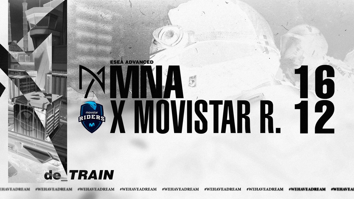 🔥🔥GGWP! We won 16-12 against 
<a href="/Movistar_Riders/">Síguenos en @MovistarKOI</a>
 in the #ESEA #Advanced 
#wehaveadream