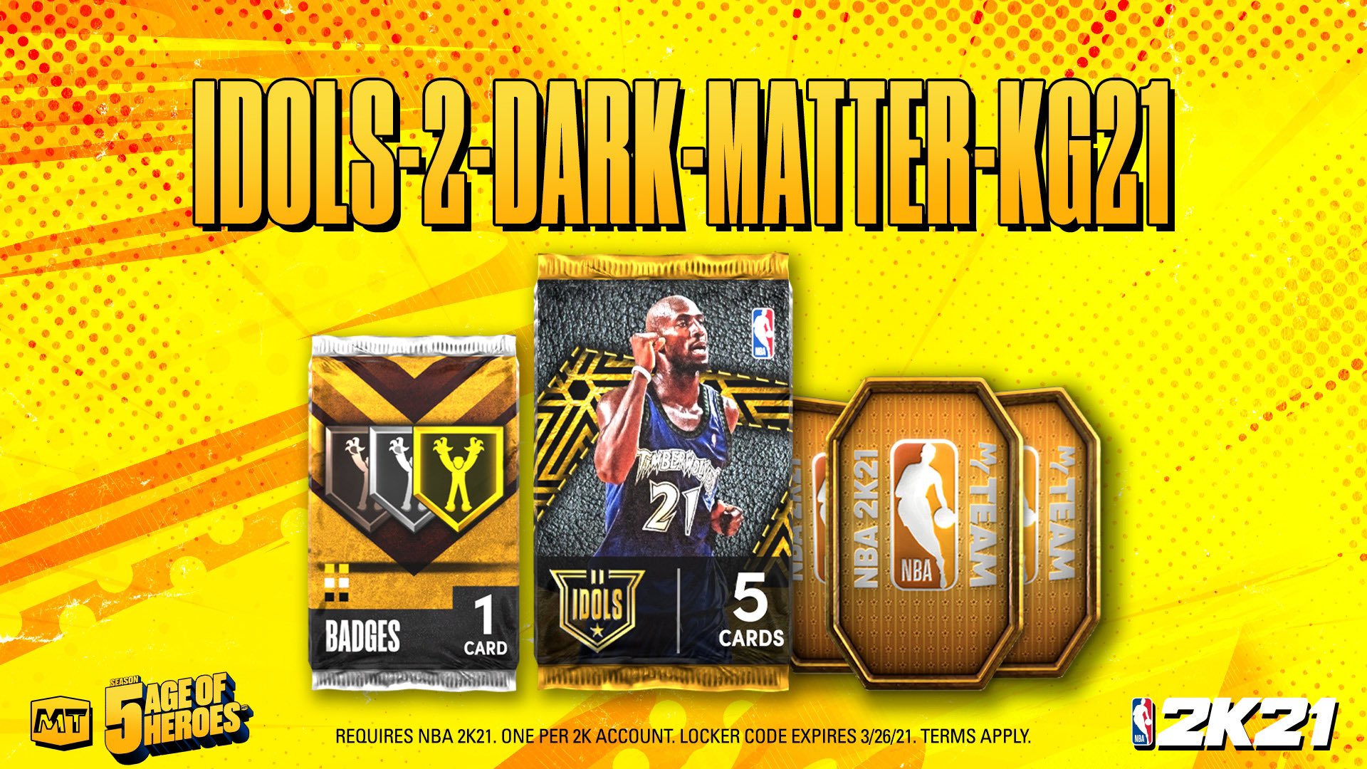Nba 2k21 Locker Codes Lockercode Use This Code For An Idols Series Ii Kevin Garnett Pack Badge Pack Or Tokens Available For One Week Nba2k21 Lockercodes T Co Qn2o1hwzqd Twitter