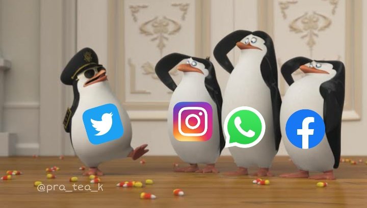 Whatsapp and instagram down
#instagramdown #whatsappdown

Situation of twitter people rn:-