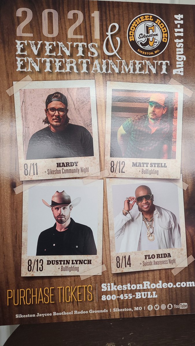 Get your tickets now! #SikestonRodeo #2021Rodeo bit.ly/3vCpUOh