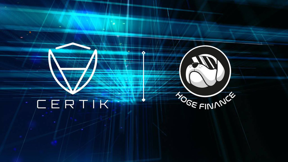 We are now pleased to announce just recently an external audit done by @certik_io has now been completed! $HOGE received a score of 96 - higher than $USDT and $AAVE to name a few. Such a score is not only a great reflection of the effort our team has put into this token.. 1/2