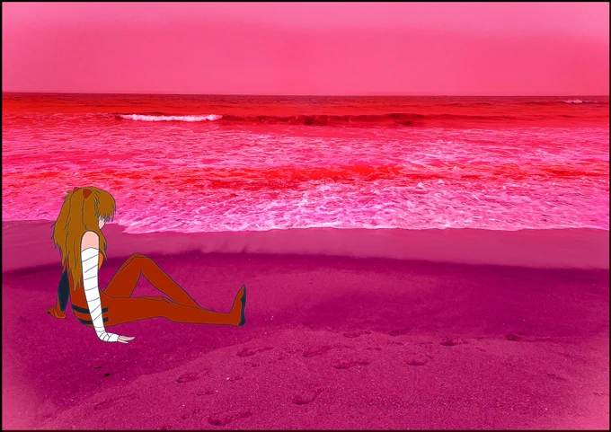 海が赤色だから③(完)#シン・エヴァンゲリオン #シンエヴァ #エヴァンゲリオン #エヴァ #旧劇 #空が灰色だから 