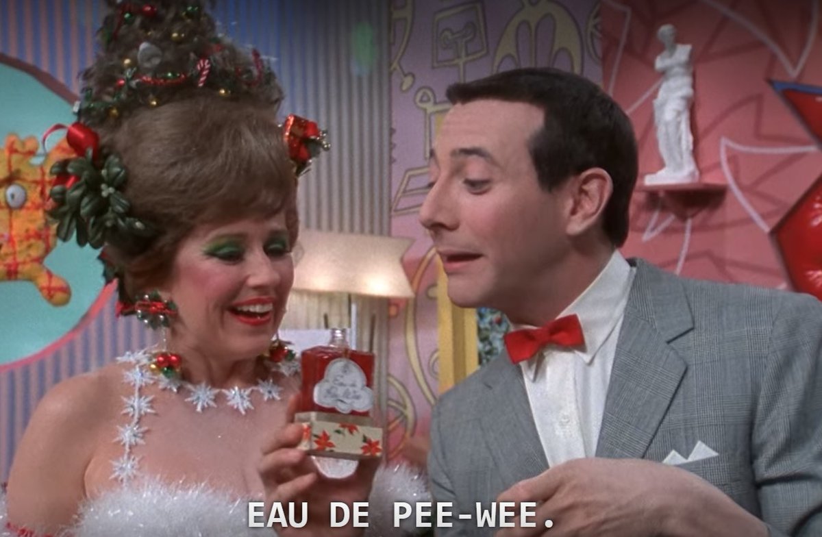 Miss Yvonne, I hope you're still enjoying the bottle of Eau de Pee-wee perfume I gave you for Christmas!! I bet you smell as wonderful as you look! Happy #NationalFragranceDay!