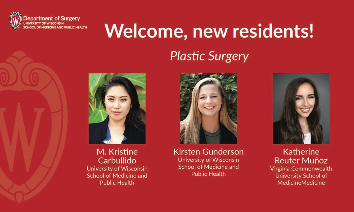 UW Plastic Surgery (@wiscplasticsurg) on Twitter photo Ecstatic to welcome the three newest members of Team <a href="/WiscPlasticSurg/">UW Plastic Surgery</a> and the UW Plastic Surgery family! Ecstatic to welcome the three newest members of Team <a href="/WiscPlasticSurg/">UW Plastic Surgery</a> and the UW Plastic Surgery family!