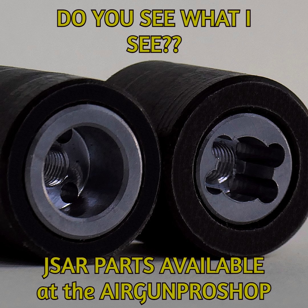 airgunproshop's tweet image. We know you&apos;ve been waiting a while but the wait is OVER! They&apos;re back, JSAR TUNEUP PARTS!  These are going fast so get &apos;em while you can!

Please click the link below for more details
airgunproshop.com/product-catego…

#jsar #tuneup #marauder #agps #agwtv AirgunProShop.com AirgunWeb