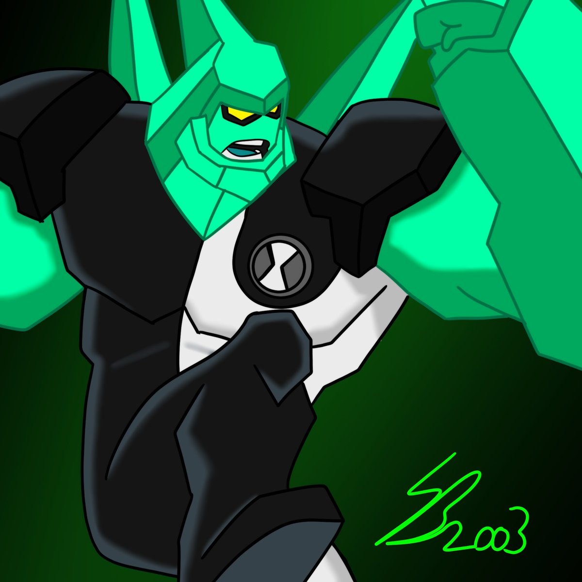 Woah It's everyone's favorite made out of crystals alien superhero Diamondhead!

Tags:
#ben10 #ben10art #ben10fanart #Diamondhead #Diamondheadart #fanart #digitalart  #art #illustration #digitalillustration #drawing #coloredart #wacom #wacomtablet