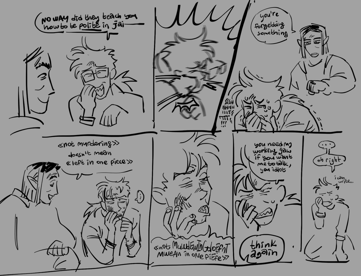 no idea what to post it with so its gonna lay here
have been going insane for two months or so thinking about how horrible lekhin and seaborn duo would be