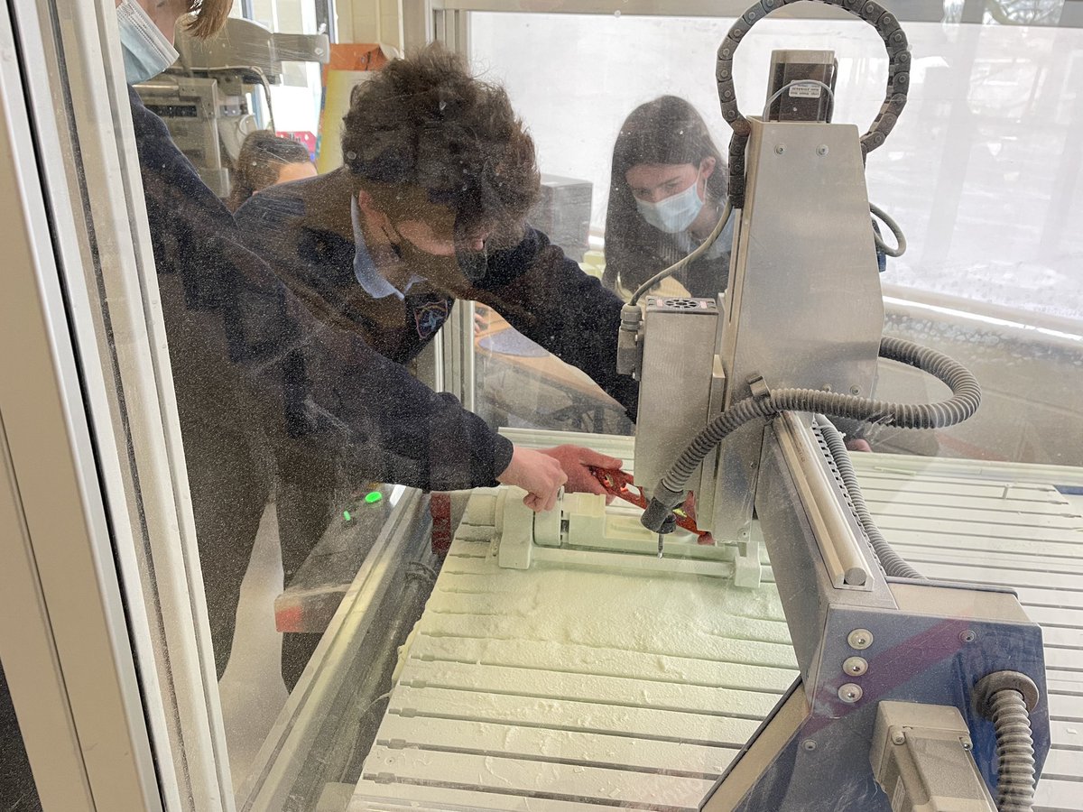 vortenova's tweet photo. After months of Research, Development and Lockdown we were finally able to start Machining our car body for the @F1inSchoolsIRL National Final today. #F1 #F1inSchools #excited #MachiningFriday https://t.co/QLIxRE90B8
