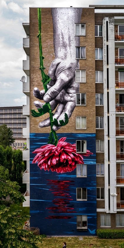 #streetart.  #urbanart.  #mural 
By : Nils Westergard