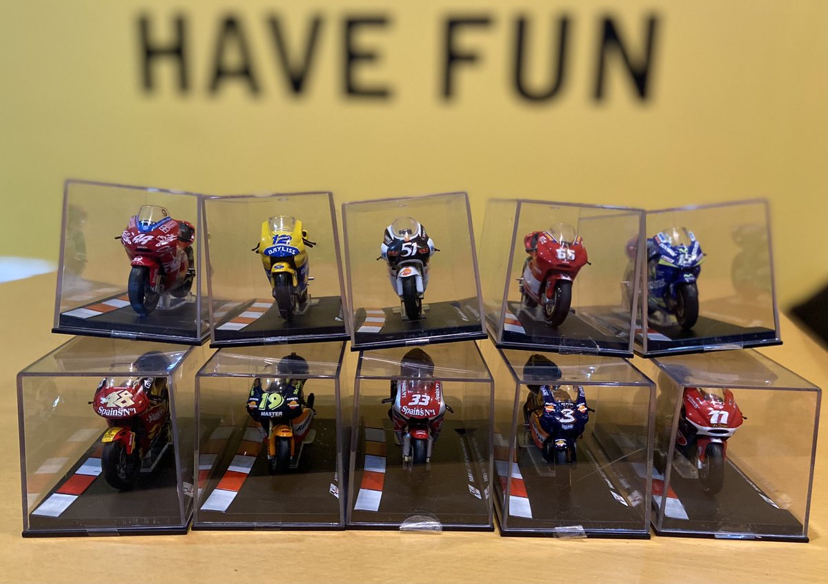 Another great pressie from <a href="/pjrayner1/">Pete Rayner</a> but how many riders can you name from 2004/05 #MotoGP season without cheating...