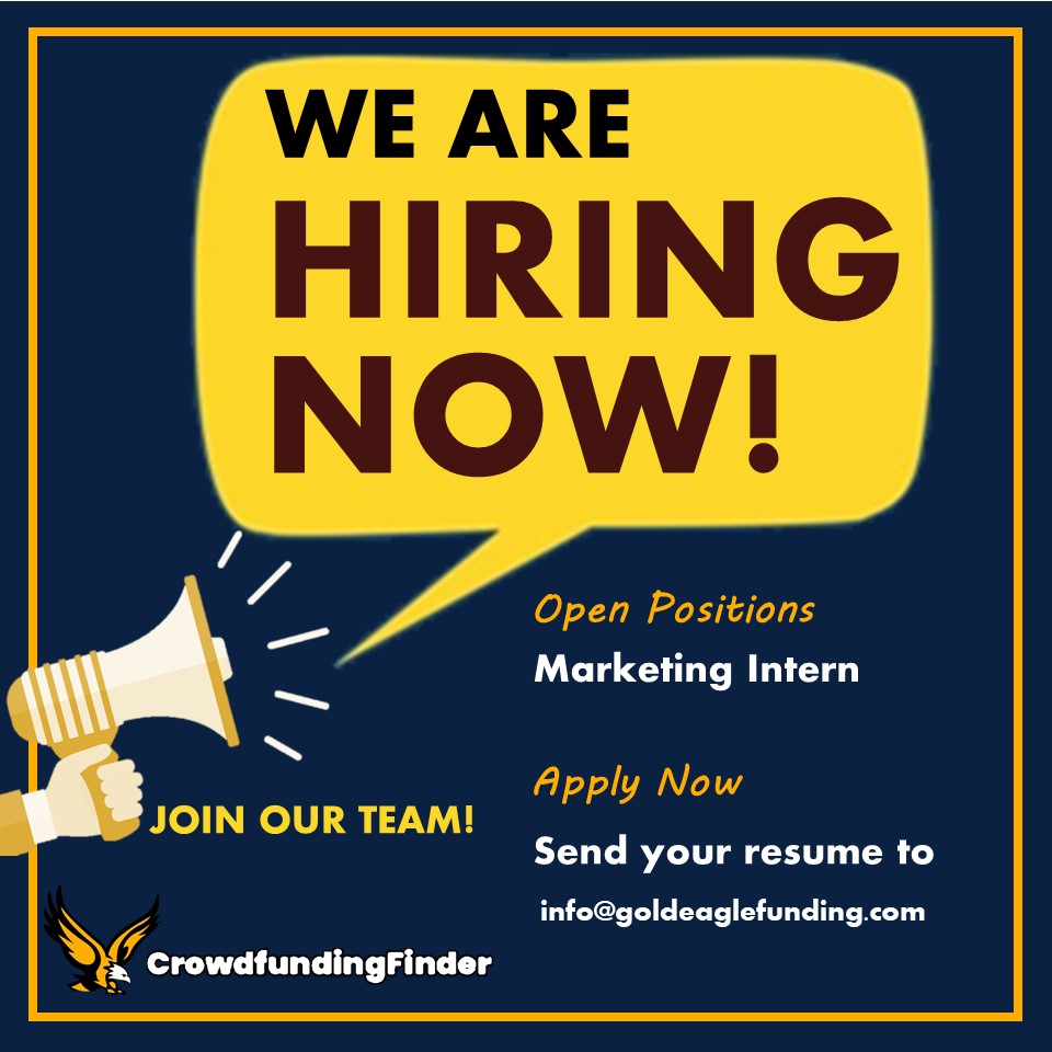 Looking to join an exciting team that is disrupting startup financing?
Email us at info@goldeaglefunding.com 

#crowdfundingfinder #crowdfunding