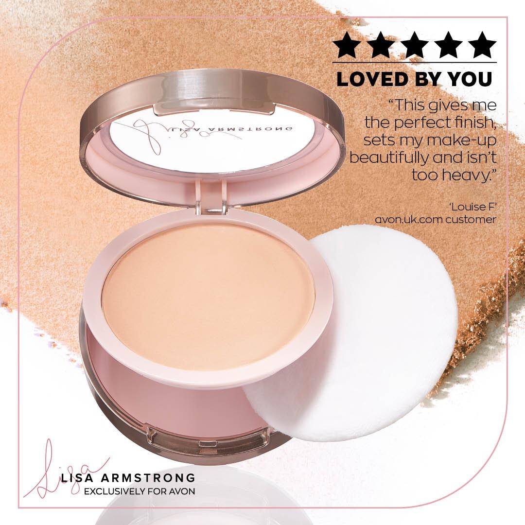 klifekaz's tweet image. The powder is so lightweight, it's perfect for a shine-free, natural finish or on-the-go touchups. avon4u.co.uk #LisaArmstrong #SettingPowder #MakeupInspo