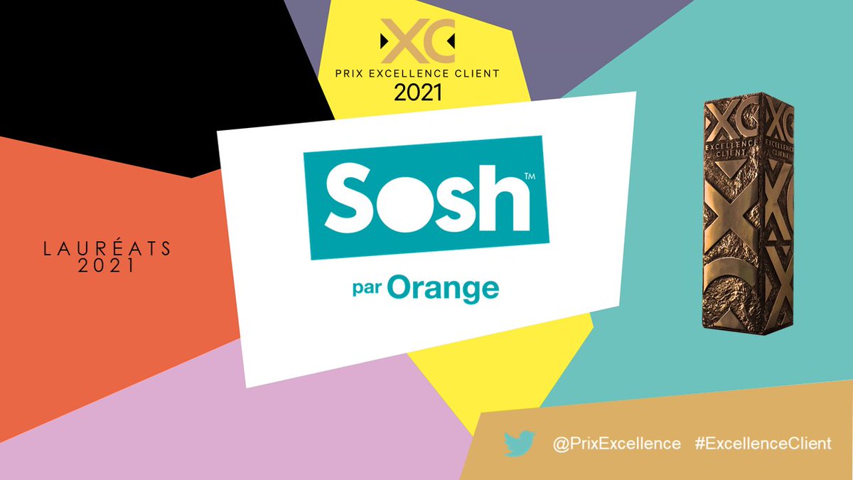 Bravo à <a href="/Sosh_fr/">Sosh</a> lauréat du prix #ExcellenceClient 2021, une des 10 entreprises récompensées par @AcademieService <a href="/IpsosFrance/">Ipsos bva</a> <a href="/TrusteamFinance/">TRUSTEAM FINANCE</a>