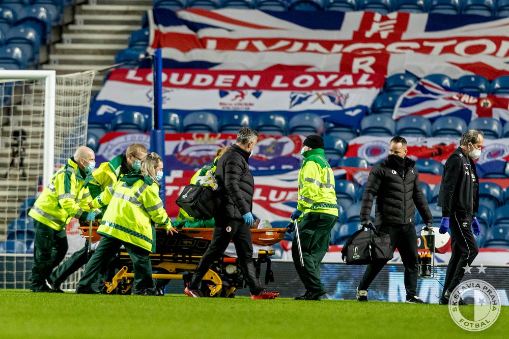 slavia_eng's tweet photo. Medical examination in Prague confirmed that Ondřej Kolář sustained frontal sinus fracture. He will not be part of the squad for our next game and will not join the Czech national team for the upcoming international games. 

➡️ https://t.co/TBYJLS1xfX #ransla https://t.co/BvbdYzl5qP