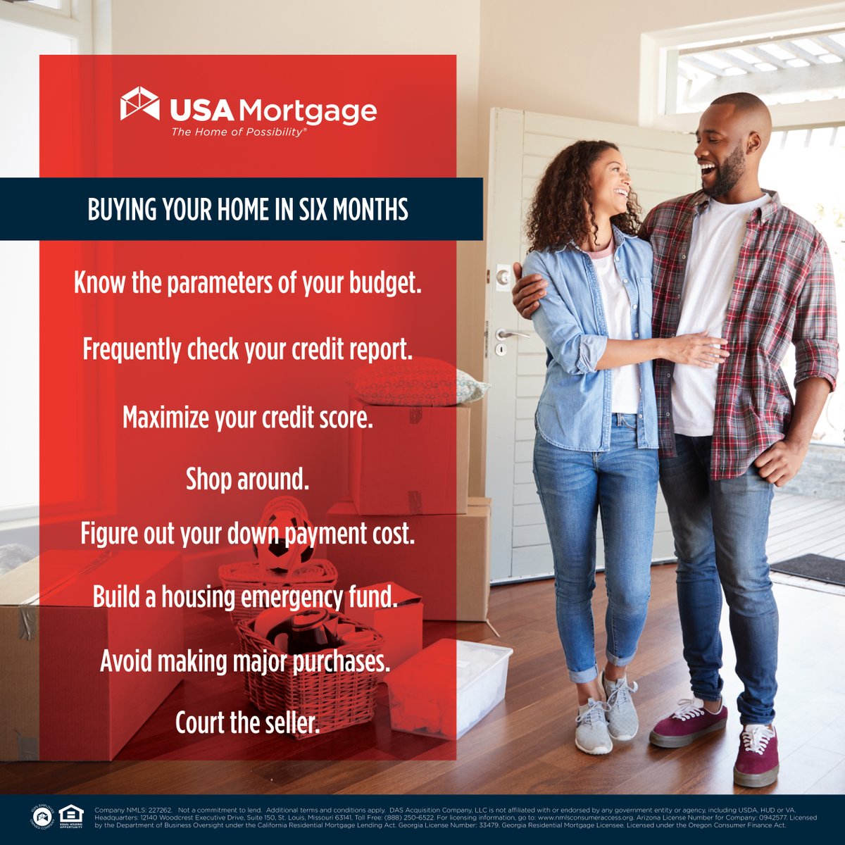 If you are looking to purchase a home within the next 6 months, you should begin to tidy up your finances in preparation! Making sure you're prepared ahead of time will make the entire mortgage process a lot easier once you do get started! 💪