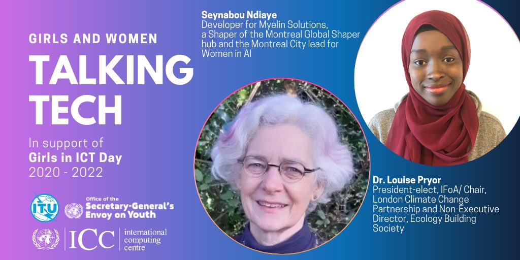 🆕 Talking Tech: Girls &amp; Women in ICT

AI bias &amp; ethics, the environmental impact of digital tech and the importance of perpetual learning — these are only some of the topics covered by @LouisePryor &amp; Seynabou Ndiaye. Tune in!

⏯youtu.be/Zj6noxdenPM

#EQUALSinTech #GirlsinICT