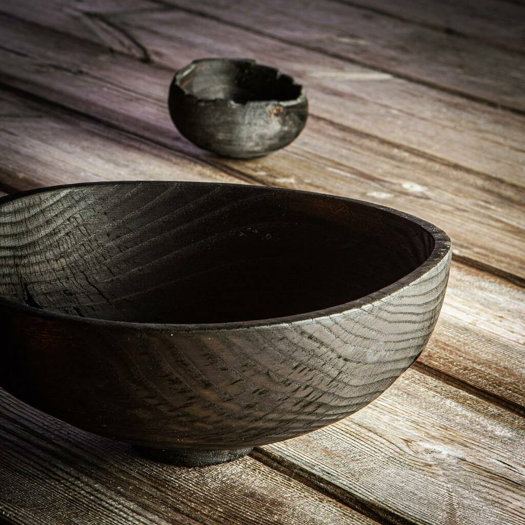 Ash &amp; Fire. Ash is a beautiful pale wood. You might not know that when you work with green Ash there is a constant smell of sweet, dew-damp hay. Ash is as strong as Oak. It’s actually stronger in that is has a natural spring that will withstand shock muc… instagr.am/p/CMnCgShDNsg/