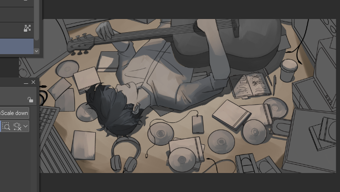 「dont rt hahehuhe progress . thamk u all 」|🍬のイラスト
