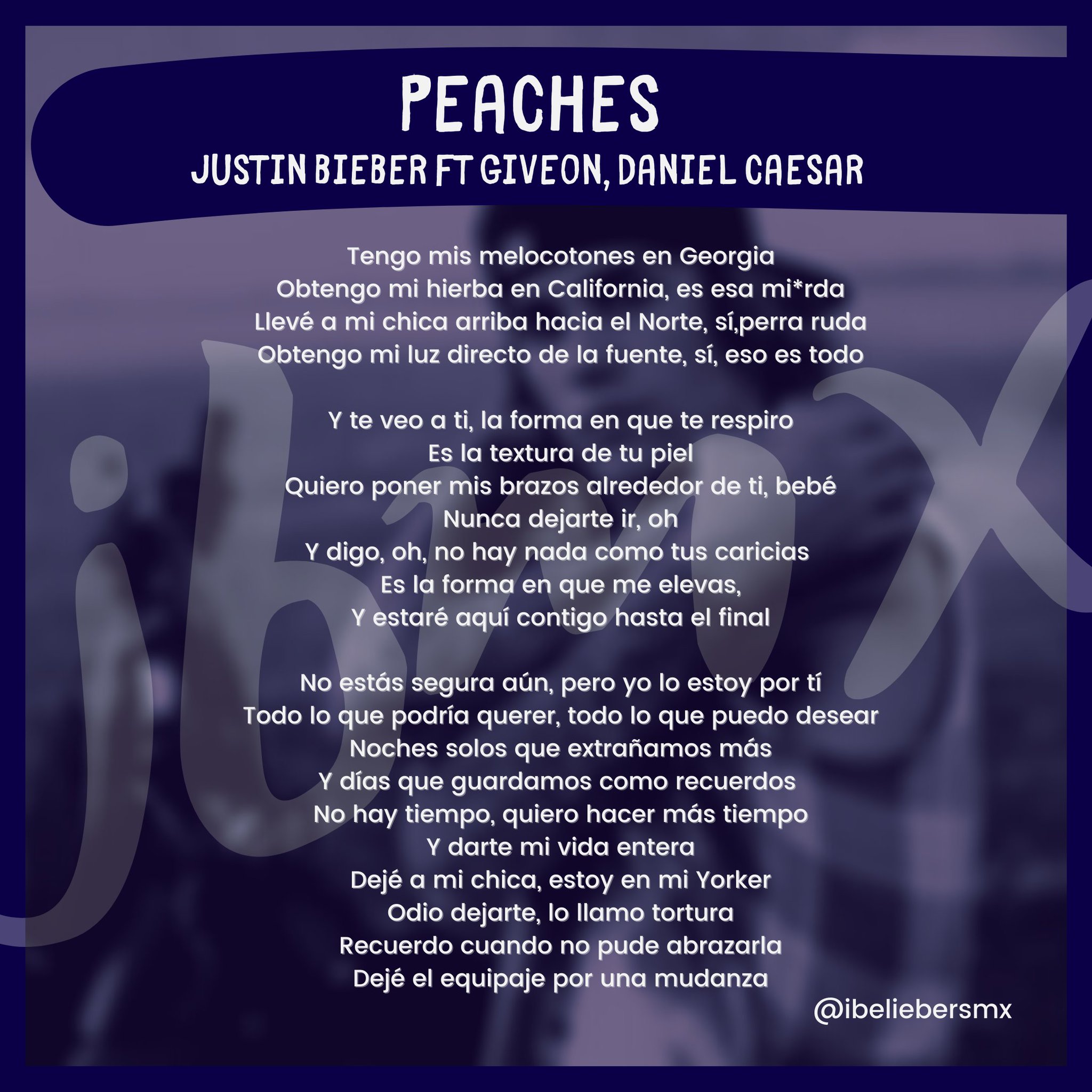 Justin Bieber – Peaches Lyrics