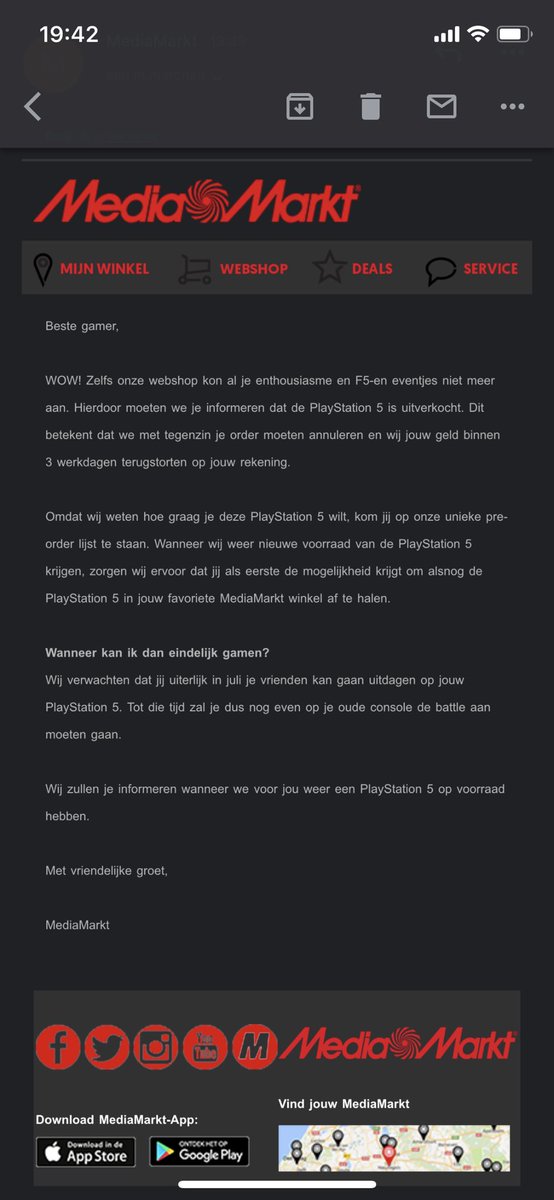 mick89298589's tweet photo. @PS5StockAlertss @mediamarkt_nl  😂 tiefus slecht dit. Dan maar geld ergens anders uitgeven. https://t.co/uzuKu1peAC