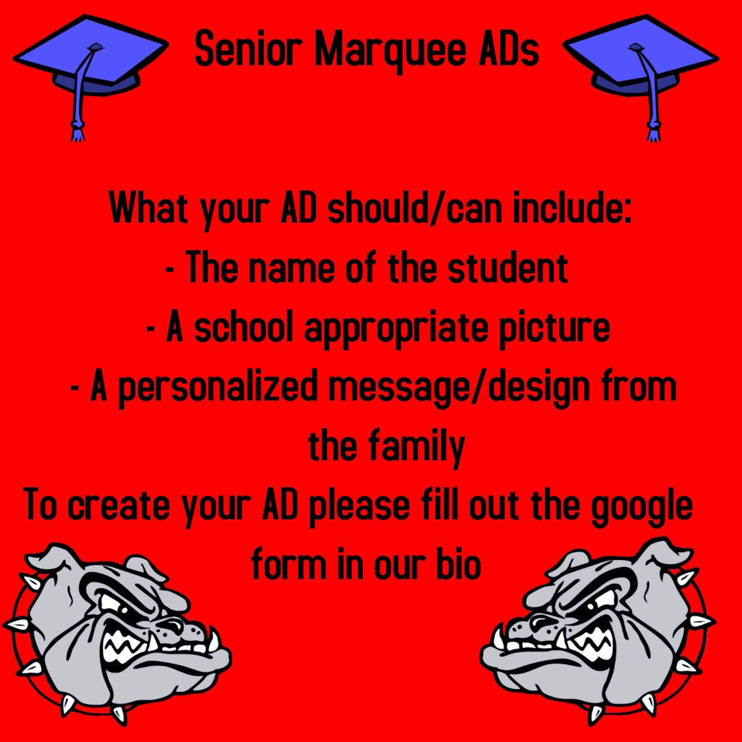 lchsco2021's tweet photo. We can’t wait to see all your ads! Make sure to have your payments in by April 6th! And make sure to check our bio for the google forms to make your ad! https://t.co/tVDF05Goxi