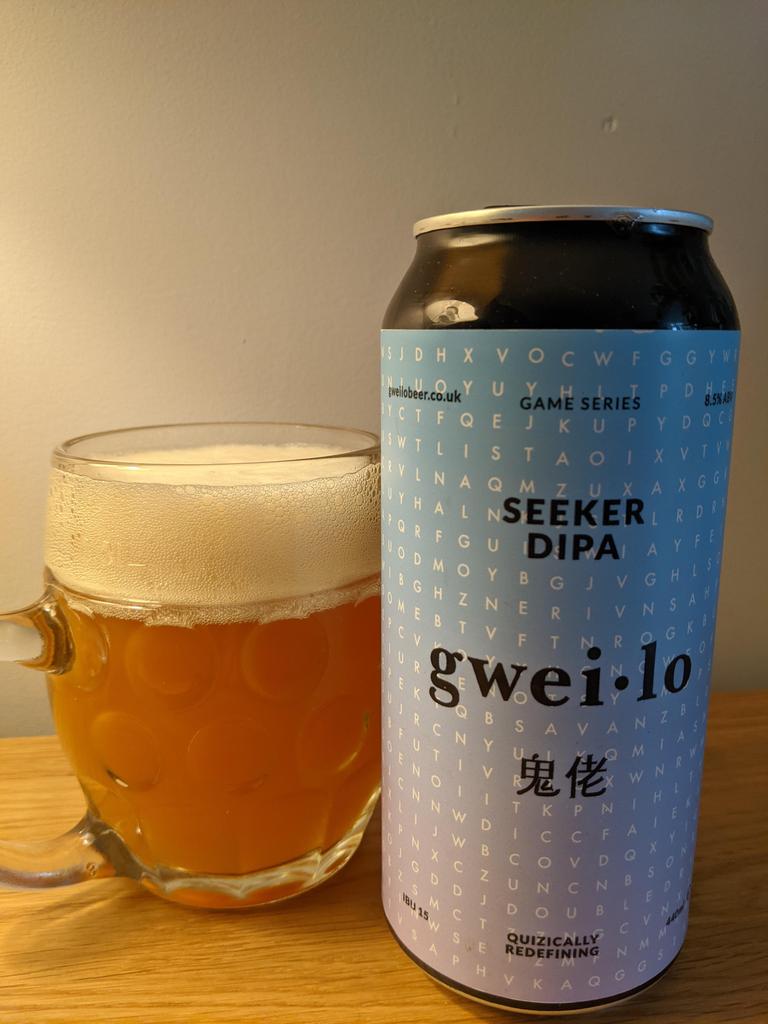 BeerWatchCoUK's tweet photo. This @gweilobeeruk SEEKER DIPA at 8.5% will blow your head off and leave you seeking for immediate medical attention. Totally worth it though, and what a better way to wipe out your work week and set yourself free into the weekend.

#craftbeer #beertime  #beerwatch #beeroclock https://t.co/DopPT3wLjq