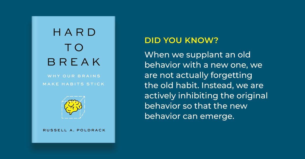 PrincetonUPress's tweet photo. Emerge with a greater understanding of how our brains make habits stick with the upcoming Hard to Break by @russpoldrack. Pre-order your copy today: https://t.co/ScJfjj2xvr
#BrainAwarenessWeek #NeuroTwitter #HowTheBrainWorks #Habits https://t.co/12ZEUXrvP6