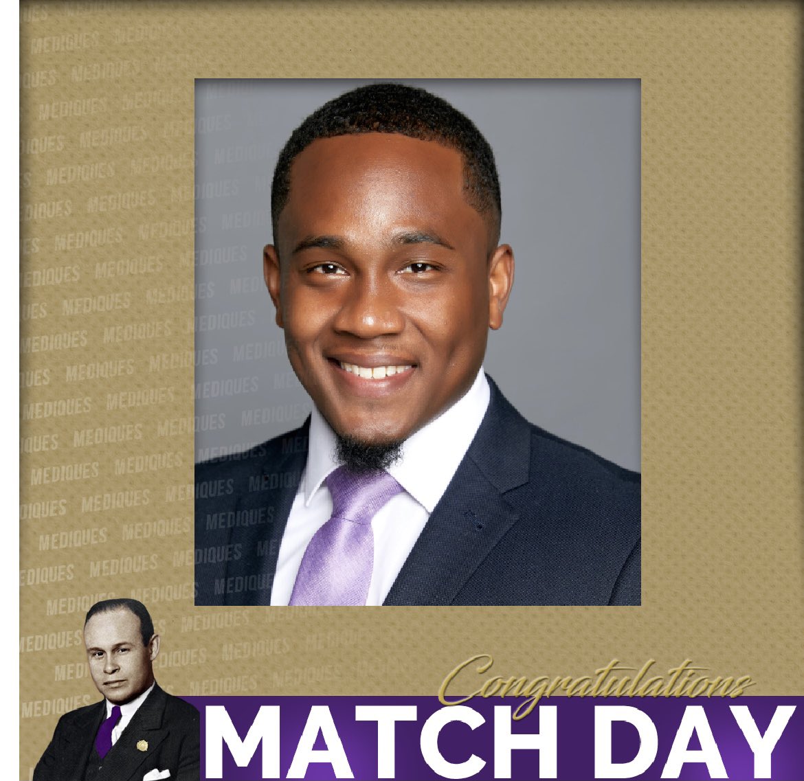 themediques's tweet image. Breaking News‼️

@dr_rqq (1-14-Chi Theta) has officially matched in Emergency Medicine. He will be bringing his talents to his hometown of Broward County! 

This is Omega. We are the MediQues. Changing the narrative of medicine, ☝🏿 QUE at a time.

#mediquesmatchday2021