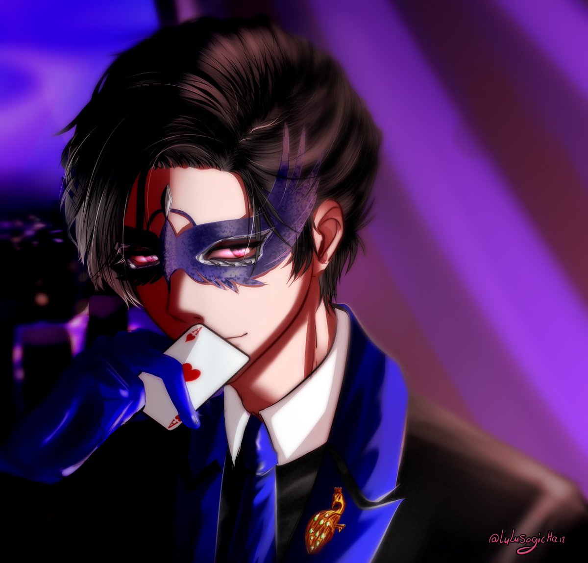 Lulusagichan's tweet photo. a dtiys challenge on insta i had fun drawing him  (・∀・) 

#obeyme #obeymefanart #obeymelucifer #おべいみー #fanart #ArtistOnTwitter https://t.co/3DzzZpQOmB